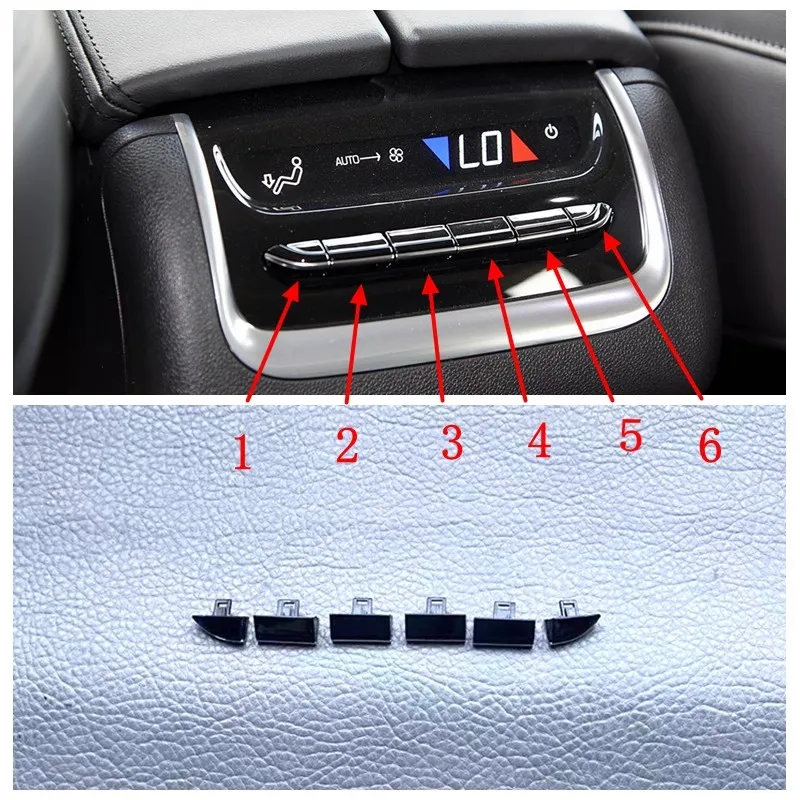 

Подходит для Buick Encore, задняя панель кондиционера, переключатель температуры нагрева, кнопка регулировки выхода воздуха, аксессуары