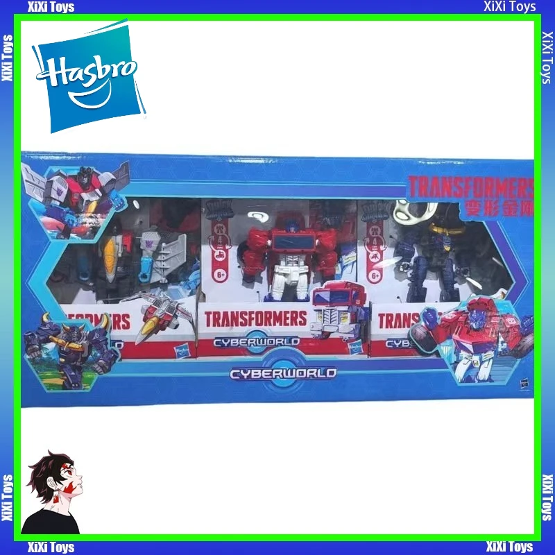

Original Hasbro Transformers CYBERWORLD Action Toy Figure Collection Model