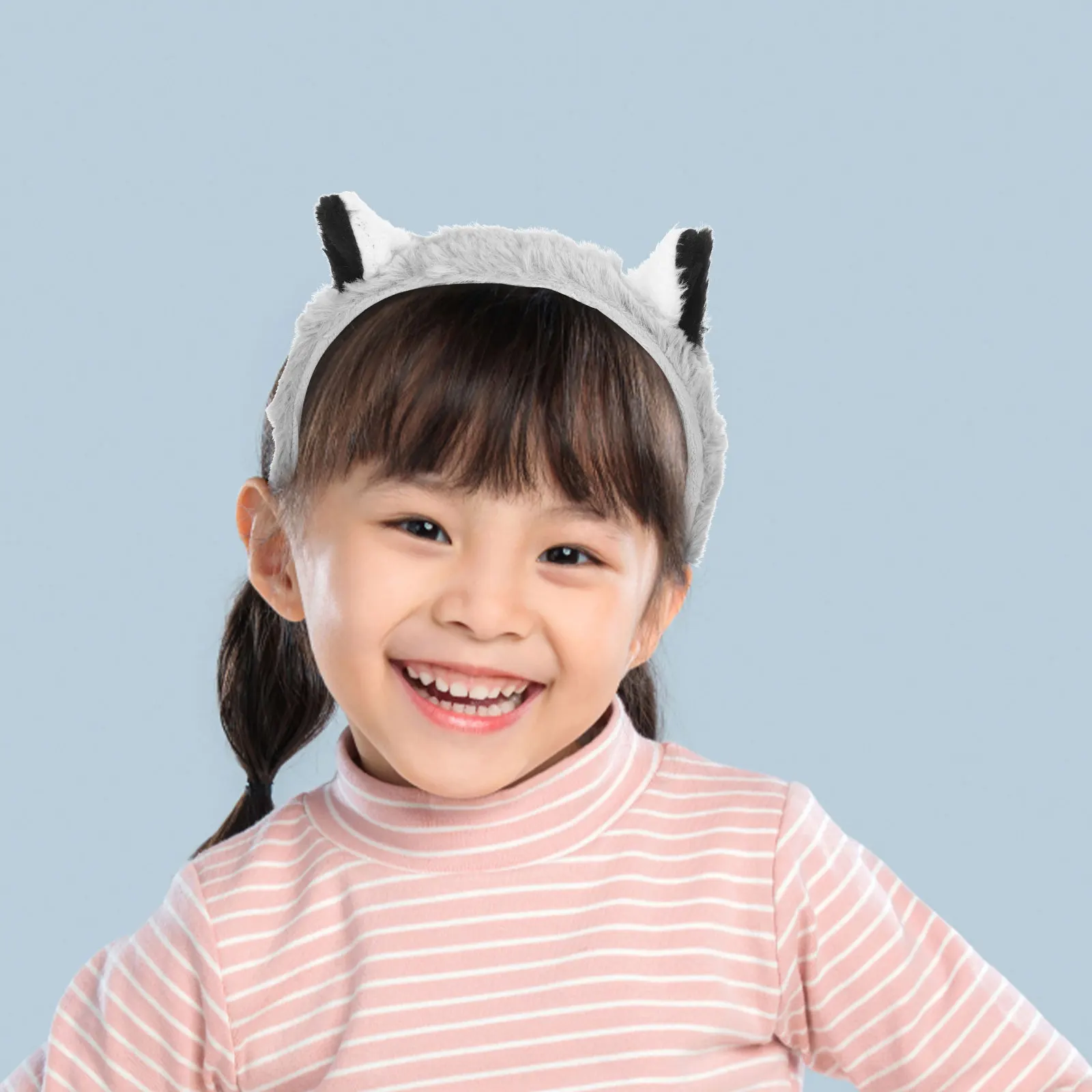 Disfraz Lemuroid, diadema con orejas, accesorio de cola, diadema suave con orejas Lemuroid para Cosplay, accesorio para fiesta infantil, puesta en escena