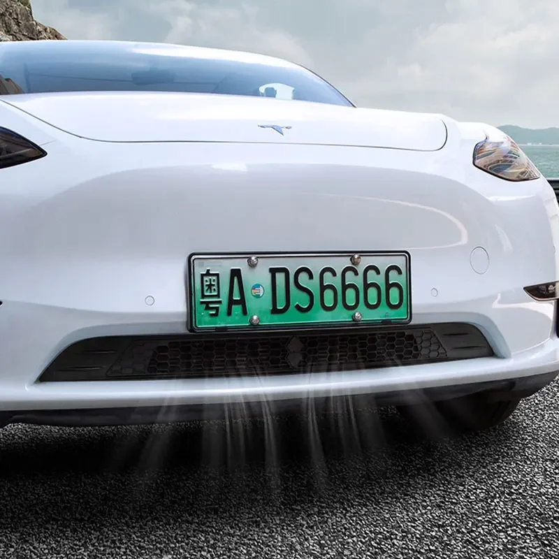 

Black Front Grille Insect Net For Tesla Model 3 Y Air Inlet Car Lower Bumper Hood Proof Mesh Grill Replacment ABS