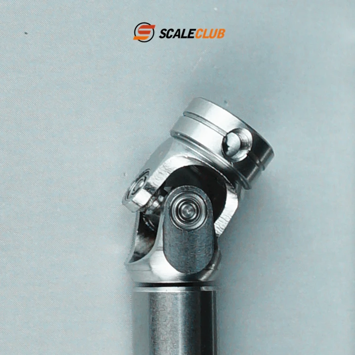 SCALECLUB 1/12 1/14 Universal Bearing Metal Drive Shaft for Tamiya Trailer Truck Dump Truck Off-road Climbing CVD Compatible