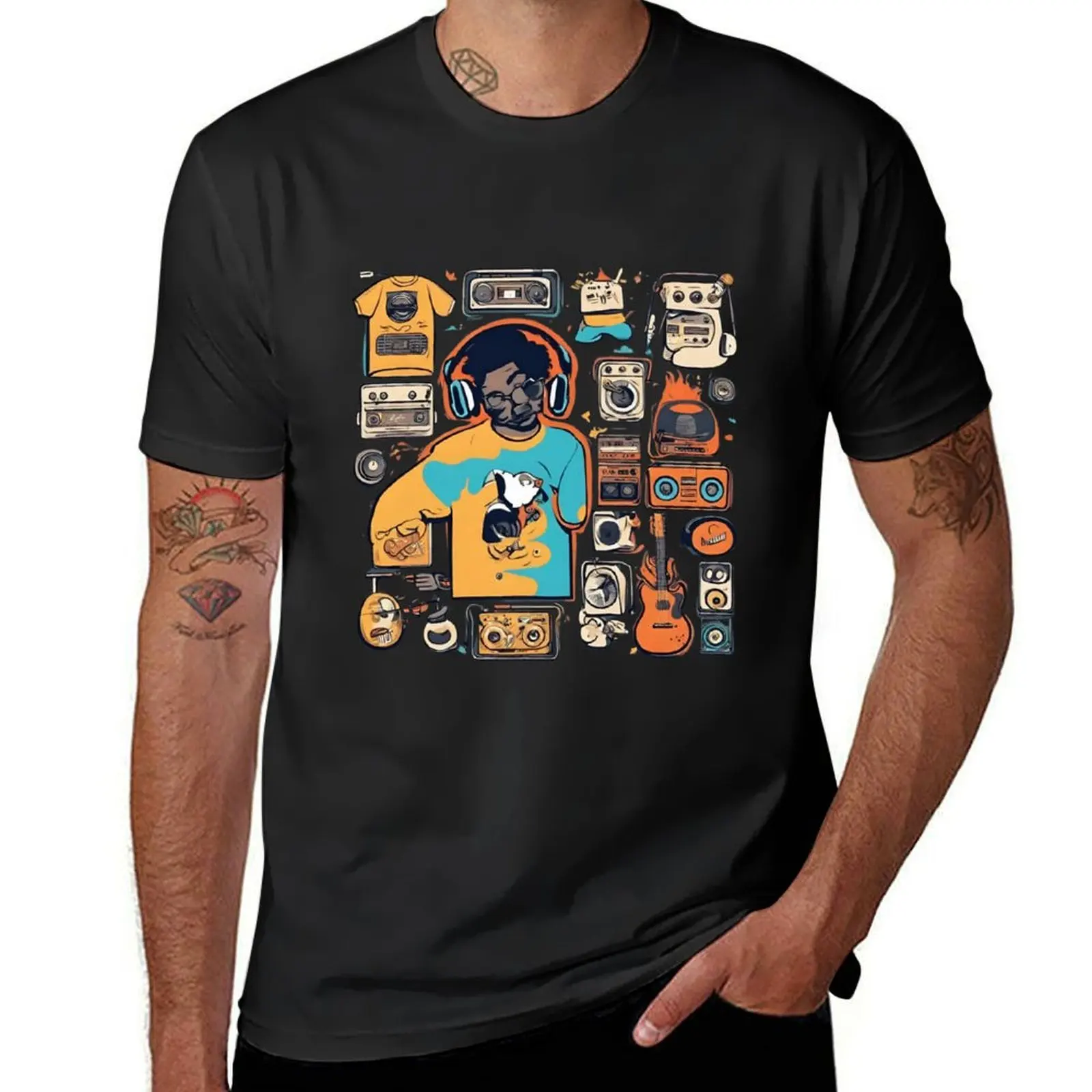 

Vintage Beats, Cartoon Treats. T-Shirt Blouse customs design your own t shirts men