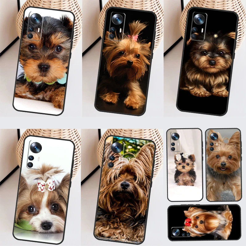 Yorkshire Terrier Dog Case For Xiaomi 13 13T Pro 12T 11T 12 Lite 12X POCO X3 X5 Pro X4 F4 GT M5 M5s F3 F5 Funda