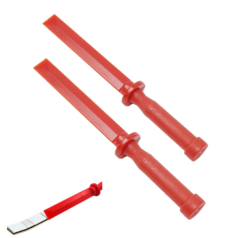 Scraping Tool Tire Weight Scraper Red Vibrant Color Tire Scraper Auto Fastener Bright Red Color Compact Size Tool