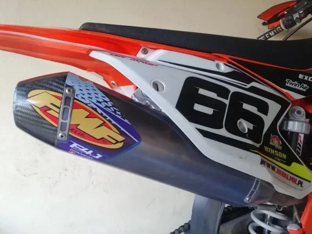 2025 neue Für FMF Aufkleber 28x16 cm 4 T Motorrad Auspuff Rohr Aufkleber Wasserdicht Universal für Motorräder auto