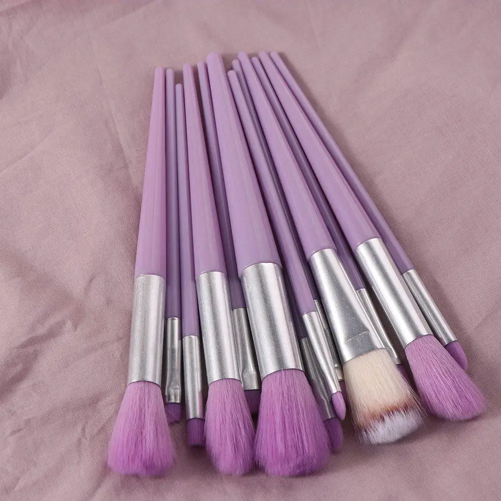 13 pçs/set profissional pincéis de maquiagem ferramentas peludas sombra em pó escova sombra de olho macio conjunto de escova cosmética feminina
