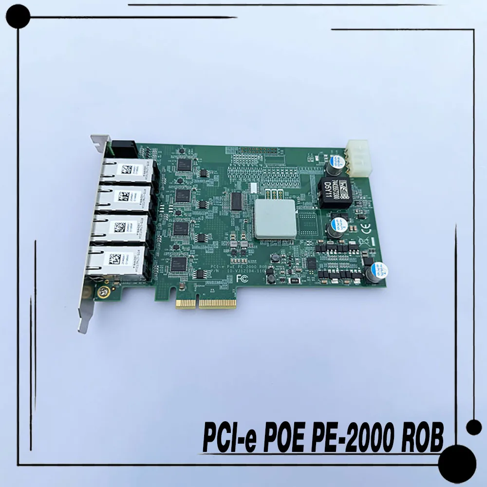 Industrial image acquisition card PCI-e POE PE-2000 ROB P/N: 10-V312104-110