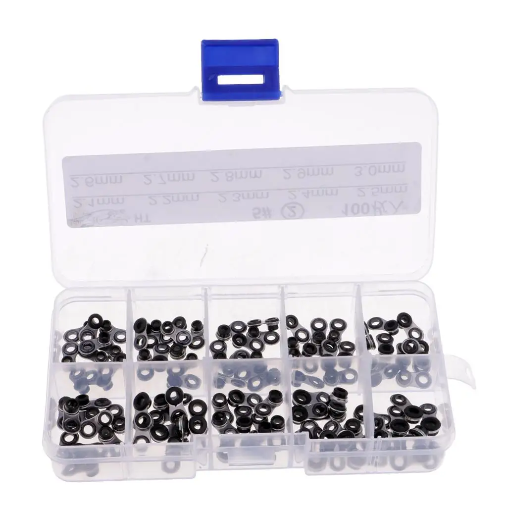 

Набор из 100 шт., направляющие для удочки, кольцо для наконечника, керамическое кольцо, аксессуары для рок-рыбалки