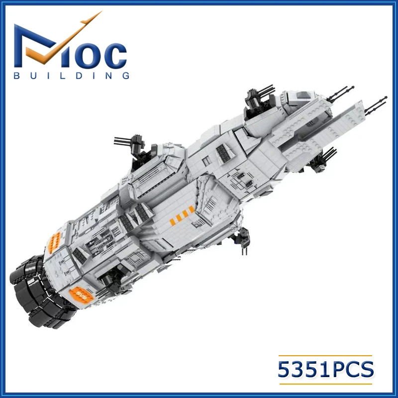 

Строительные блоки MOC, серия космических фильмов, модель линкора, сделай сам, технология, сборка, кирпичи, космический корабль, коллекция игрушек, креативные подарки
