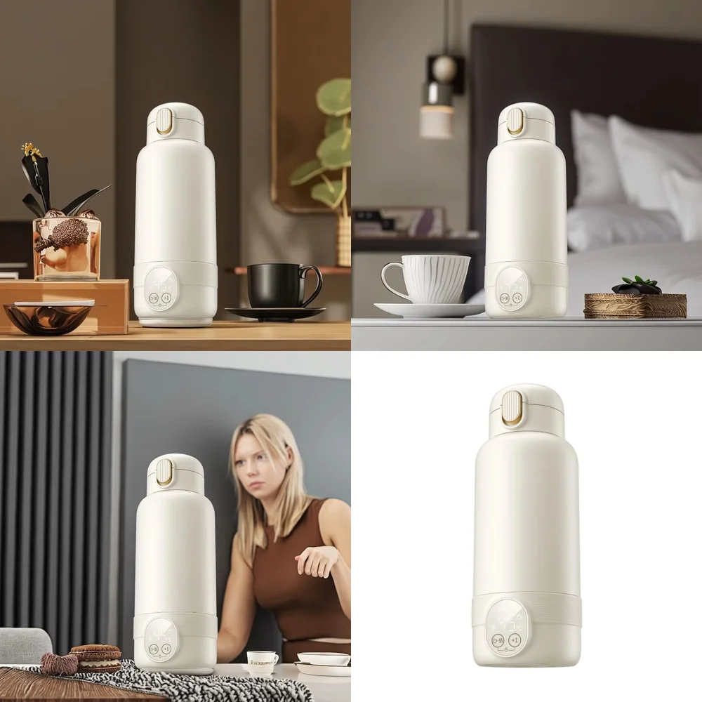 

Беспроводной электрический портативный чайник USB из тритана, работающий от аккумулятора, для дома, путешествий, автомобиля, отеля, офиса, подогреватель бутылочек для младенцев