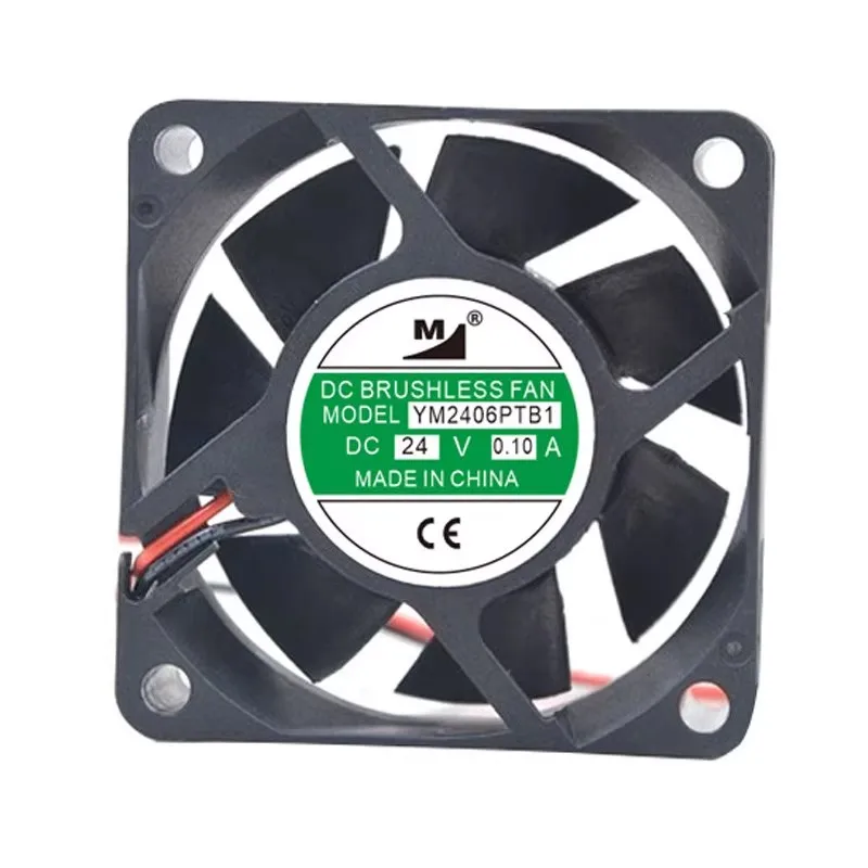 

Новый охлаждающий вентилятор для YM2406PTB1 24 В 0,10 А охлаждающий вентилятор 6025 60*60*25 мм