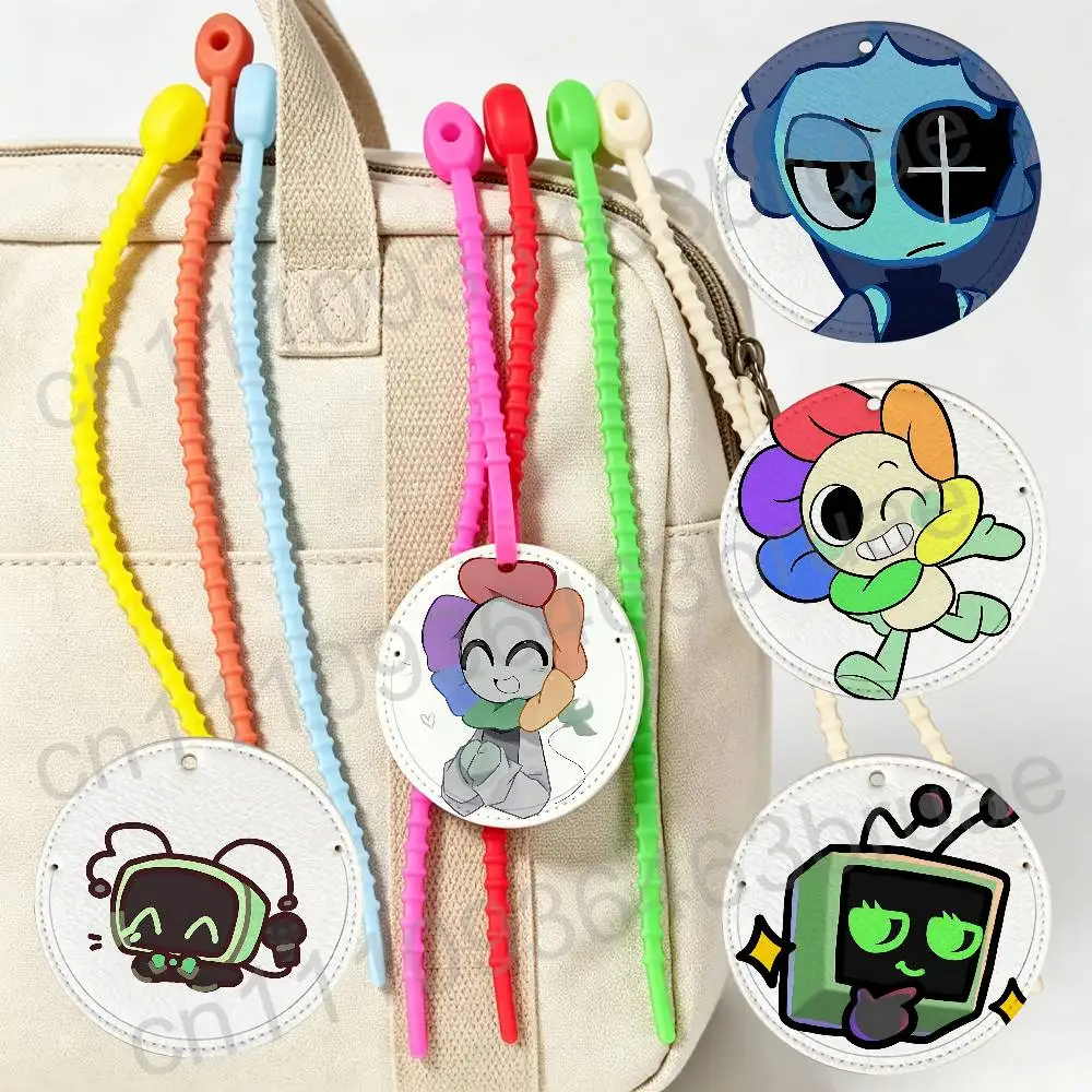 

game Vee Dandy cute Astro World Leather Luggage Tag Luggage Chain for Luggage Fits Travel Bags Backpacks Business Bags ID Straps