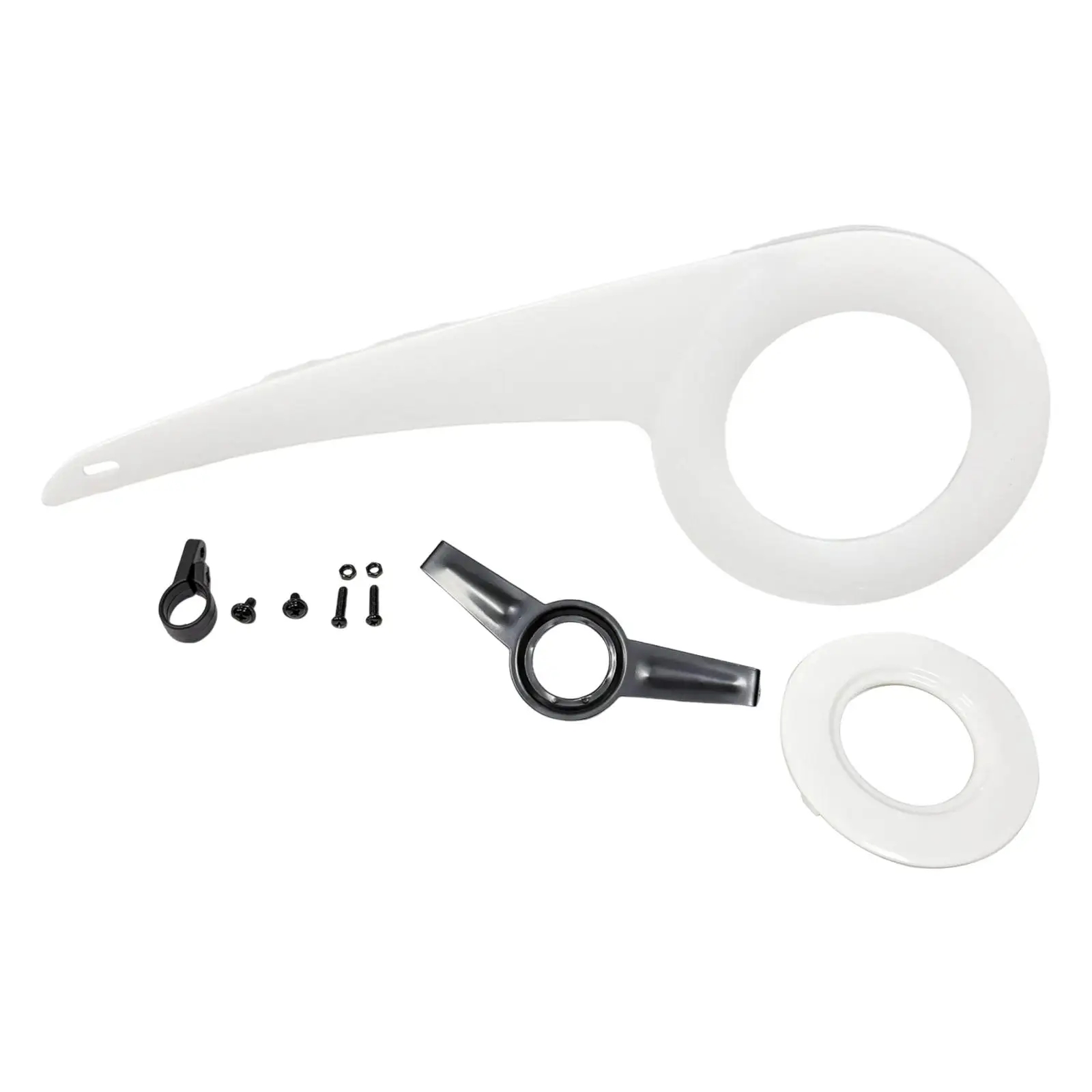 Fahrradkettenschutzabdeckung Kettenräder Kettenblattschutz Fahrradteile mit Halterung Hardware Radkurbelgarniturschutz für 32T-38T