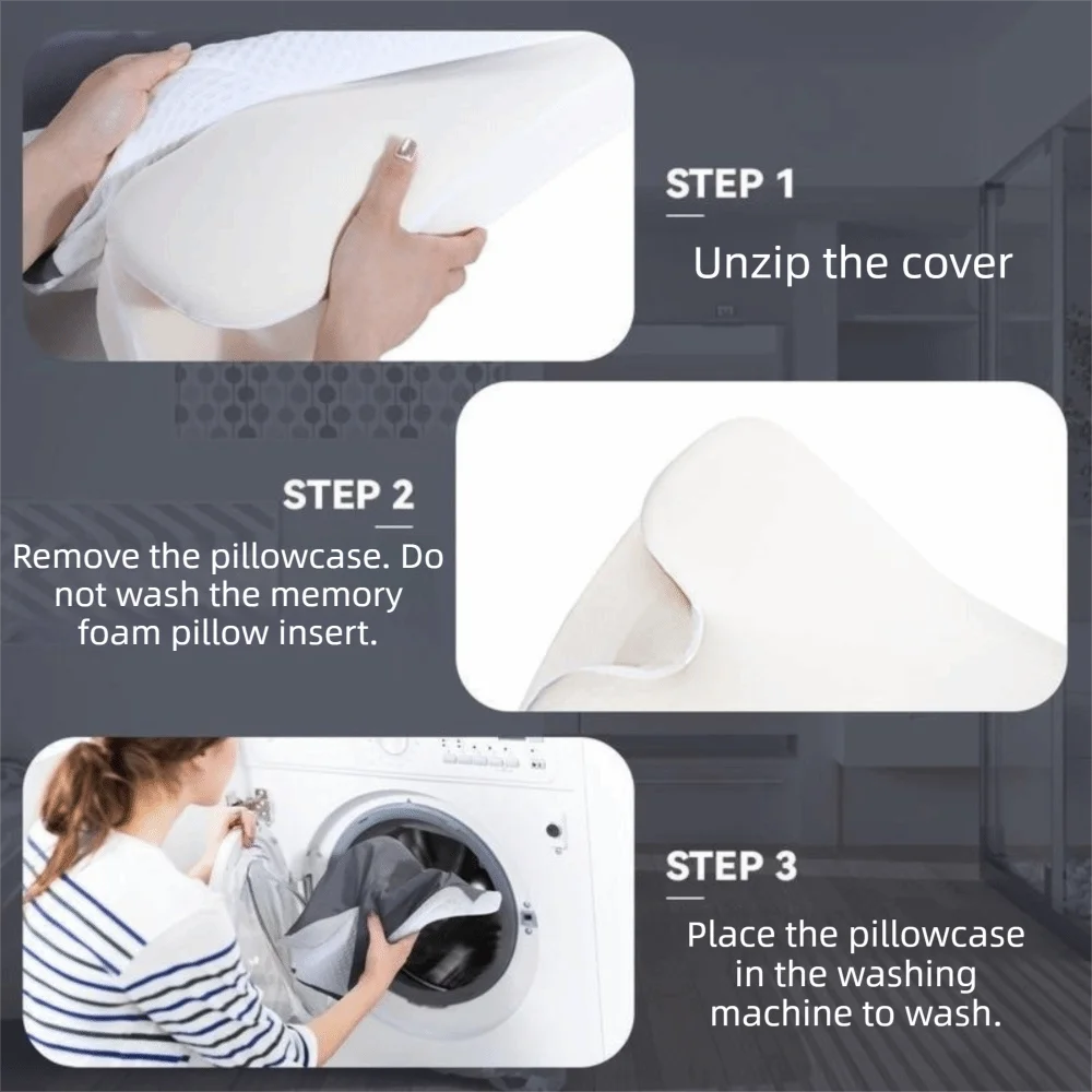 Summer Use Cooling Fabric Cervical Pillowcase Breathable Moisture Wicking Pillow Cover Soft Touch Pillow Protector Travel Rest