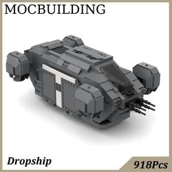 Dropship Star Movie Space Vehicle Model MOC Building Block Bricks Puzzle Toys for Kids Birthday Gift