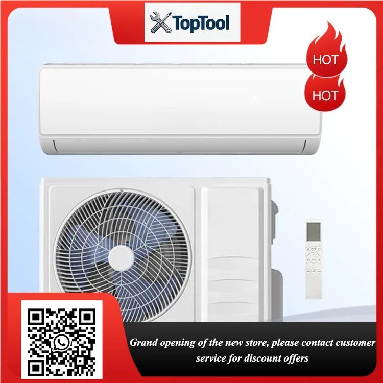 9000/12000/18000/24000BTU R410A Mini Split Wall Mount AC with Remote Control Home Air Conditioner