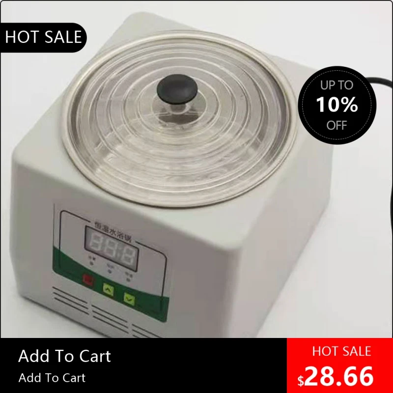 

Интеллектуальный контроль температуры 08, горшок для водяной баня с одним отверстием, постоянная температура, таймер отопления для научных 19