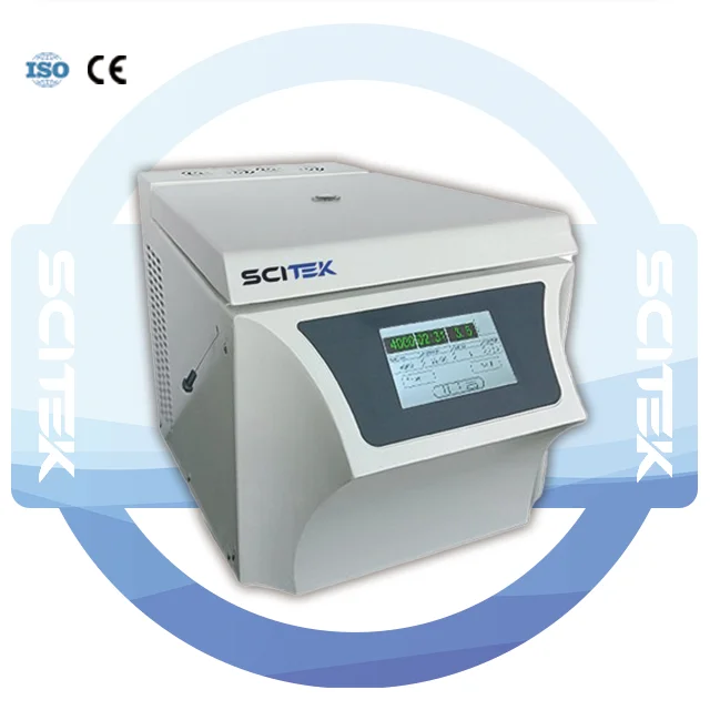 SCITEK جهاز طرد مركزي مبرد على سطح الطاولة جهاز طرد مركزي عالي السرعة مع ميزة تبريد مسبقًا #3