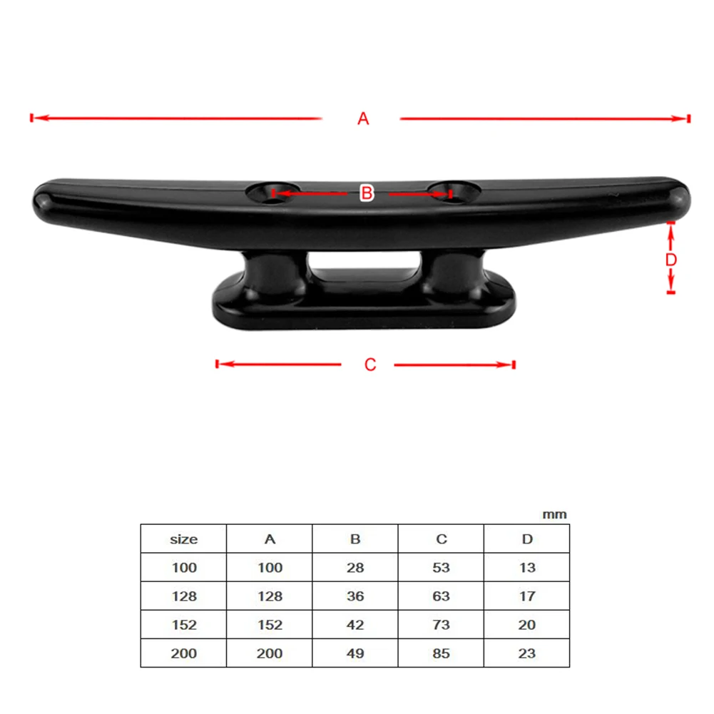 กลางแจ้งเรือไนลอน Mooring Cleat Bollard Yacht เปลี่ยน Dock Deck Marine สําหรับอุปกรณ์เรือทนทานเครื่องประดับ