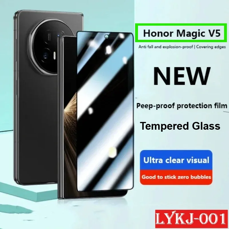

1-3 шт. Новые защитные стекла 9H Anti-Spy Privacy для HUAWEI Honor Magic V6 V5 V3 Vs3 V2 RSR, антицарапийная защитная пленка для экрана