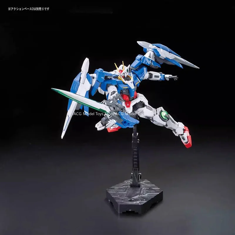 Bandai RG شكل الحركة ، RG 1: أول أنيمي ، ناهض جاندام 00 ، نموذج تجميع ألعاب ، مجموعة هدايا ، متوفر