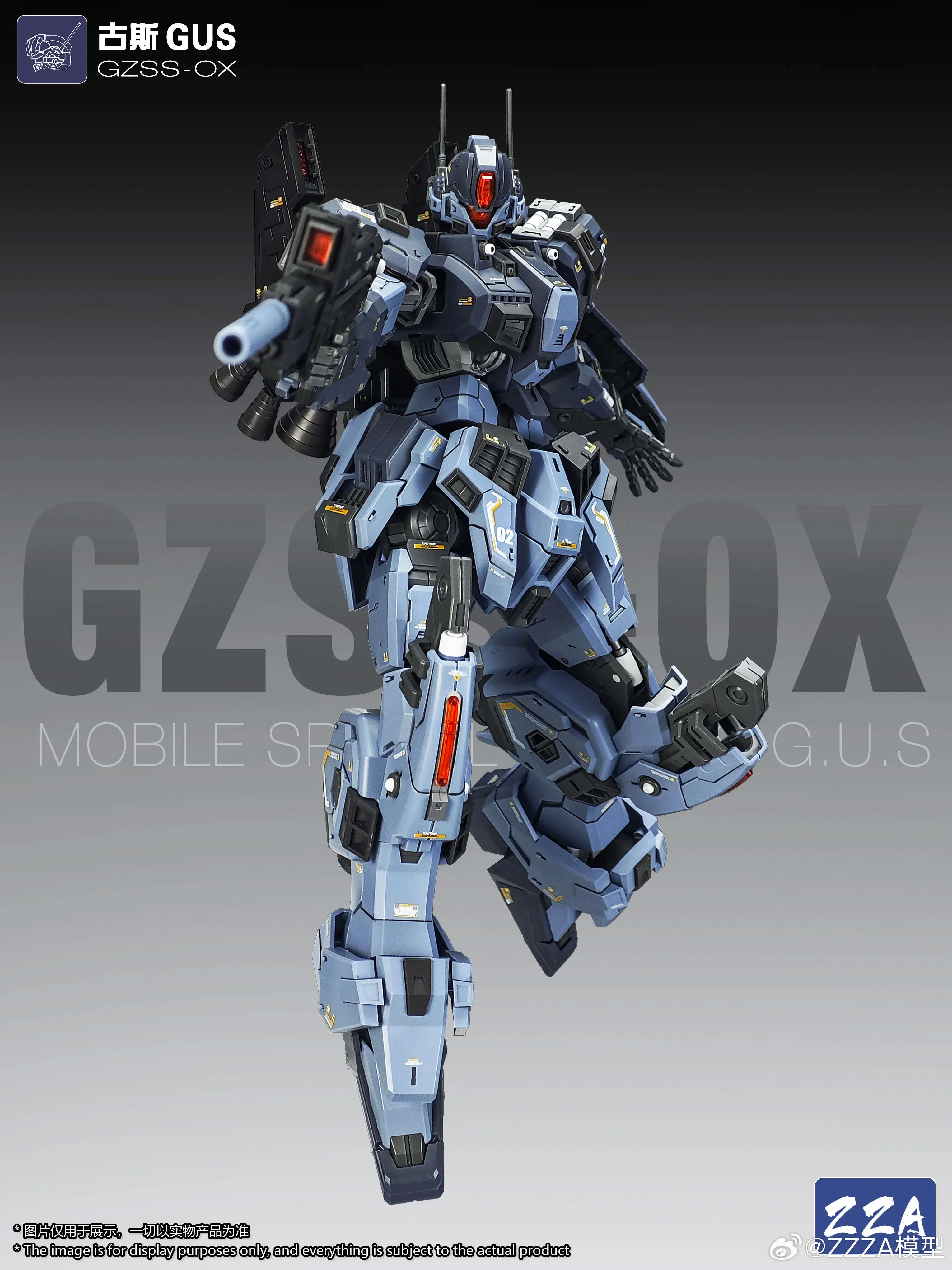 ZZA GUS 1/100 MG GZSS-OX Plastic Model Kit Assembly Model - AliExpress
