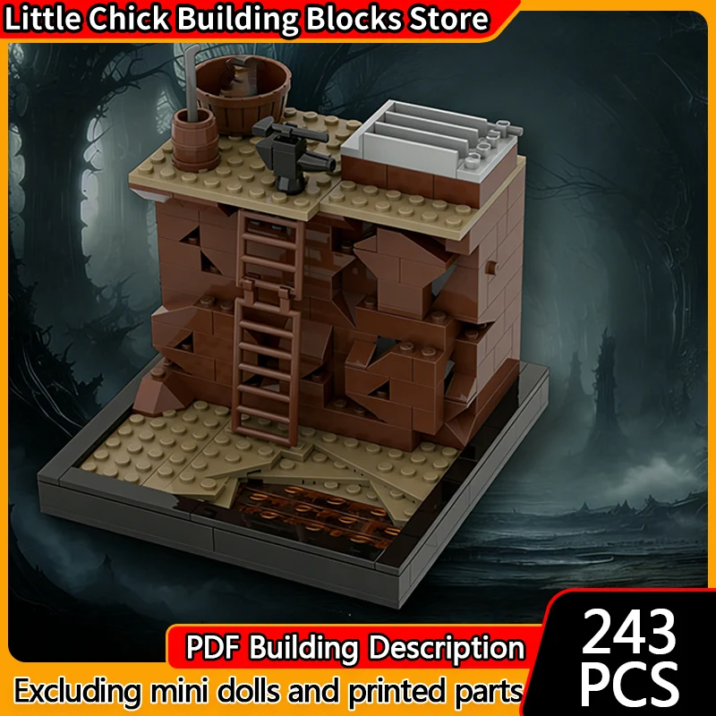 

Популярная киномодель MOC, строительные кирпичи, киносцена, завод, модульная технология, детские праздничные подарки, сборные игрушки, костюм