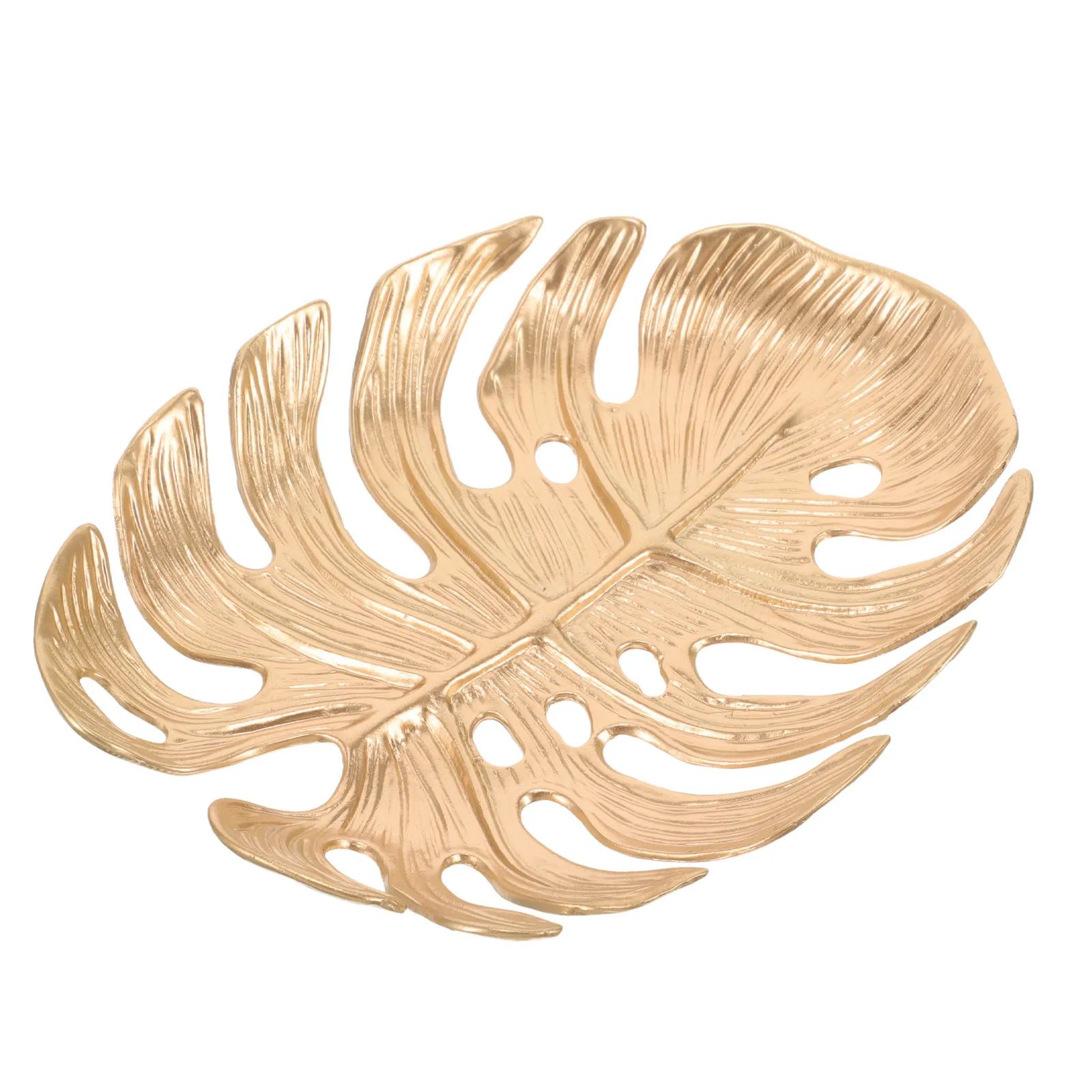 

Подставка для украшений в форме листа монстеры, тарелка для хранения мелочей, органайзер для ювелирных изделий, декоративный держатель для аксессуаров