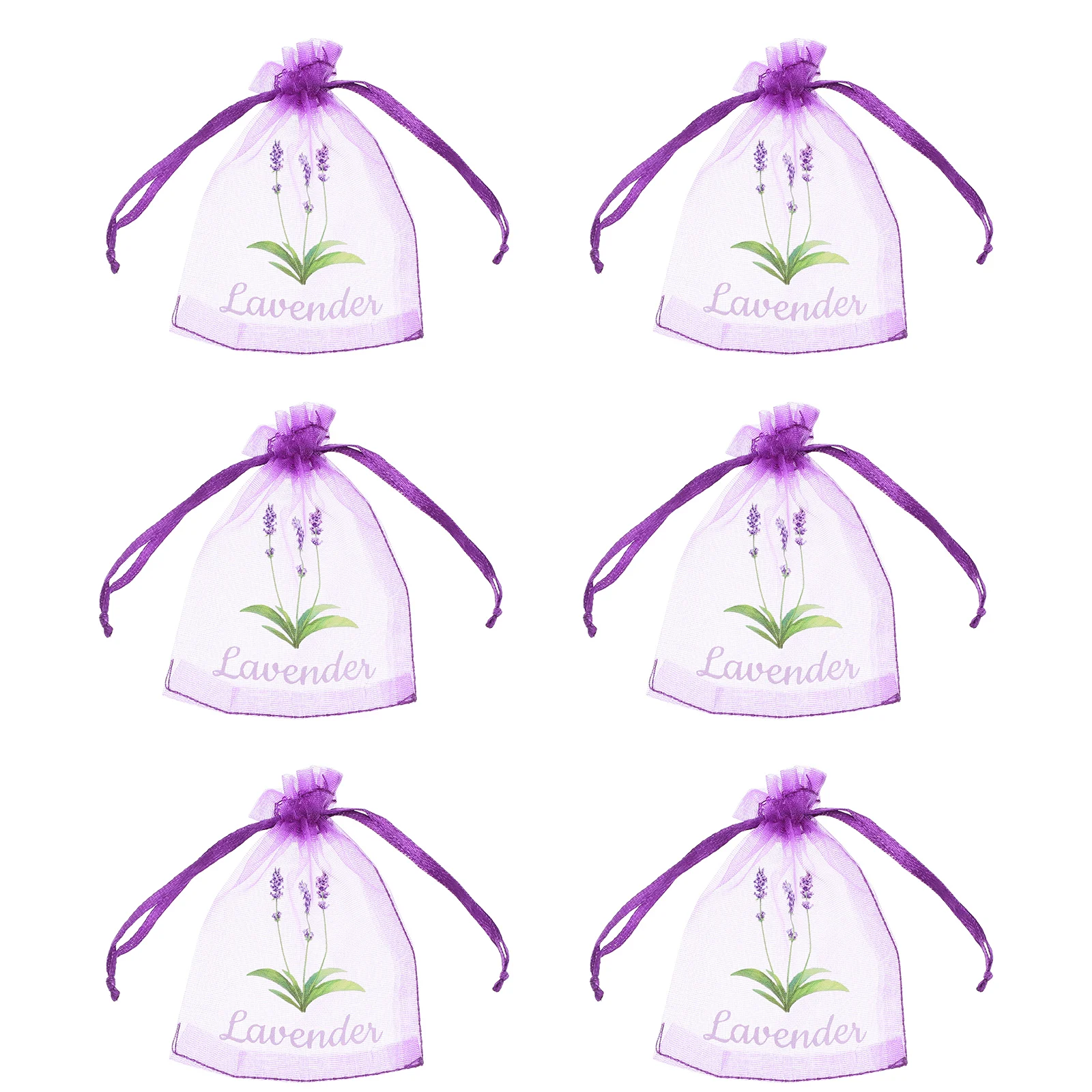 

20 Pcs Lavender Sachets Bags Mesh Drawstring Aromatherapy Air Freshener Herbs Sachet Bags Empty Storage Jewelry