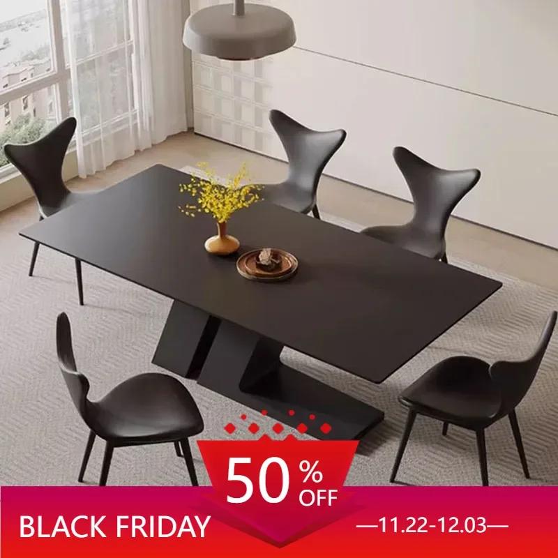 

Design Conference Dining Tables Balcony Luxury Kitchen Dining Tables Coffee Outdoor Restaurant Mesa Living Room Furniture YN50DT