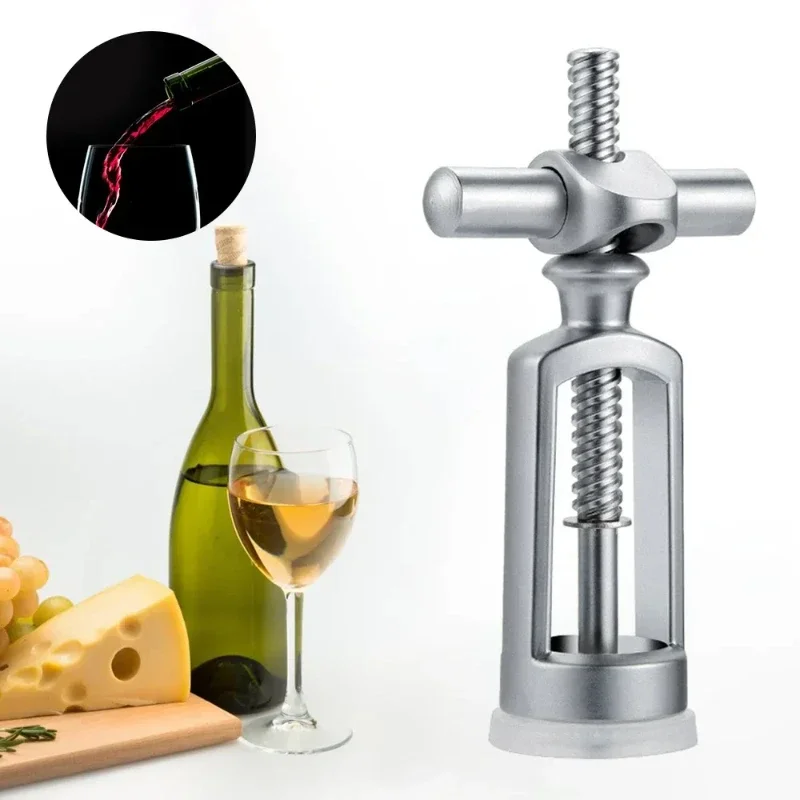 Red Wine Bottle Opener Manual Creative Tool Zinc Alloy Bottle Opener Household Simple Wine Stopper Bottle Opener