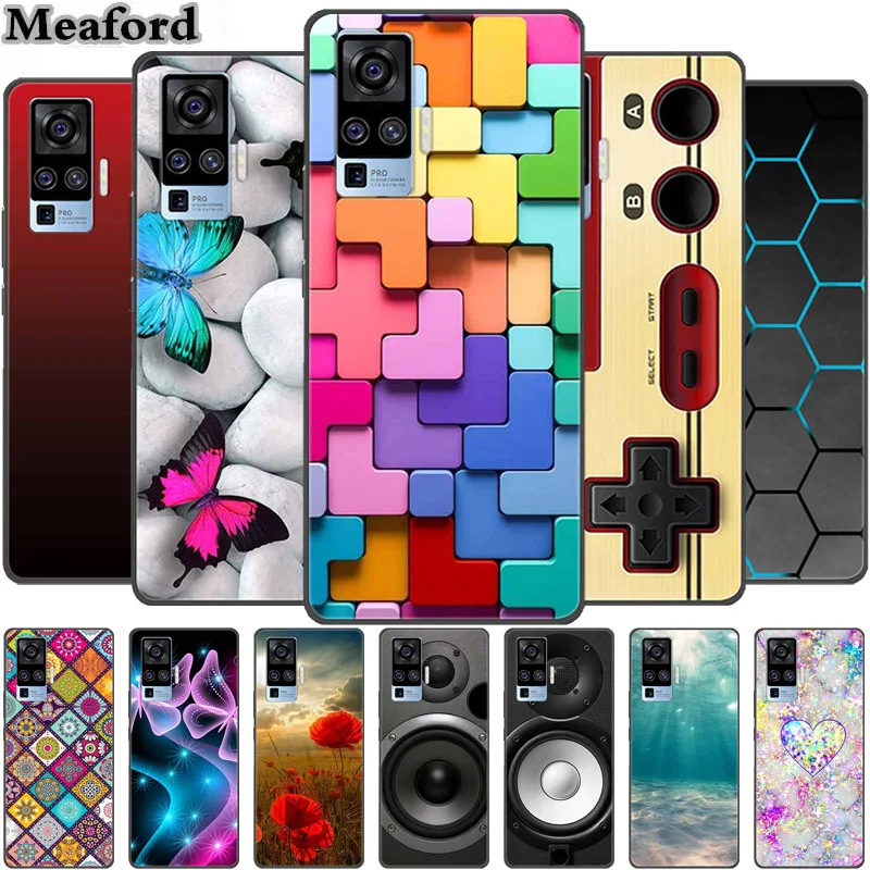 For Vivo X50 Pro Case Cartoon TPU Soft Silicone Phone Cases for Vivo X50 Pro Plus Pro+ Cover for Vivo X50 5G V2001A Lovely Coque