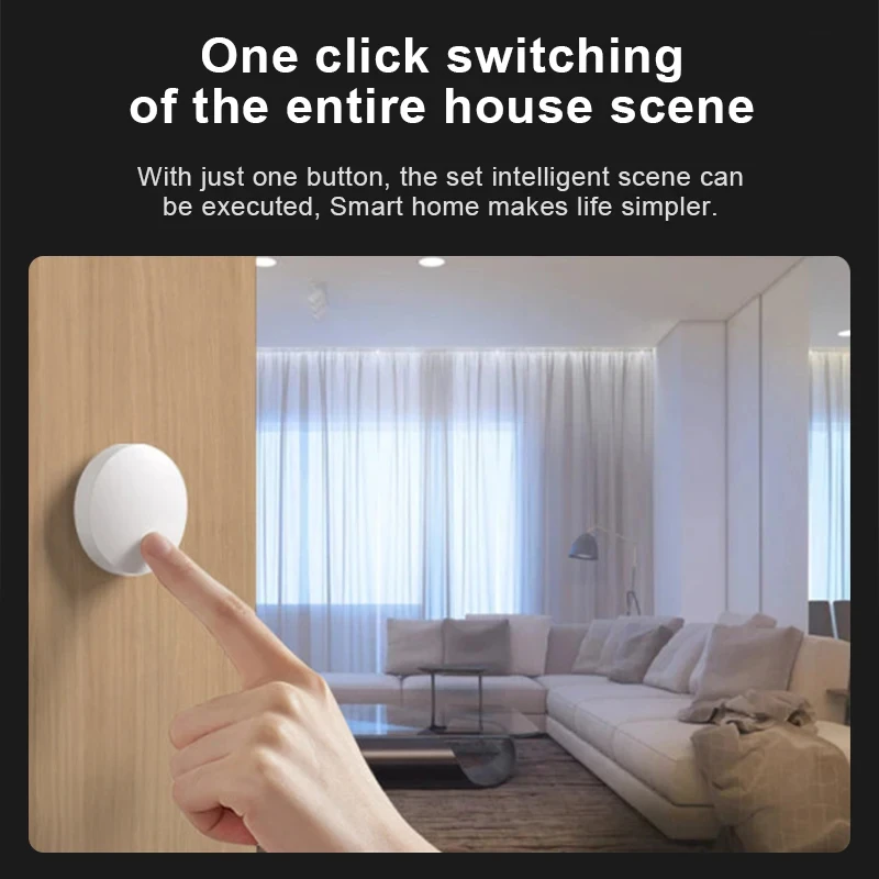 PTX Smart Switch Wireless Mini Switch Key Bluetooth Connection Remote Button smart Home Security Work With Xiaomi Mi home App