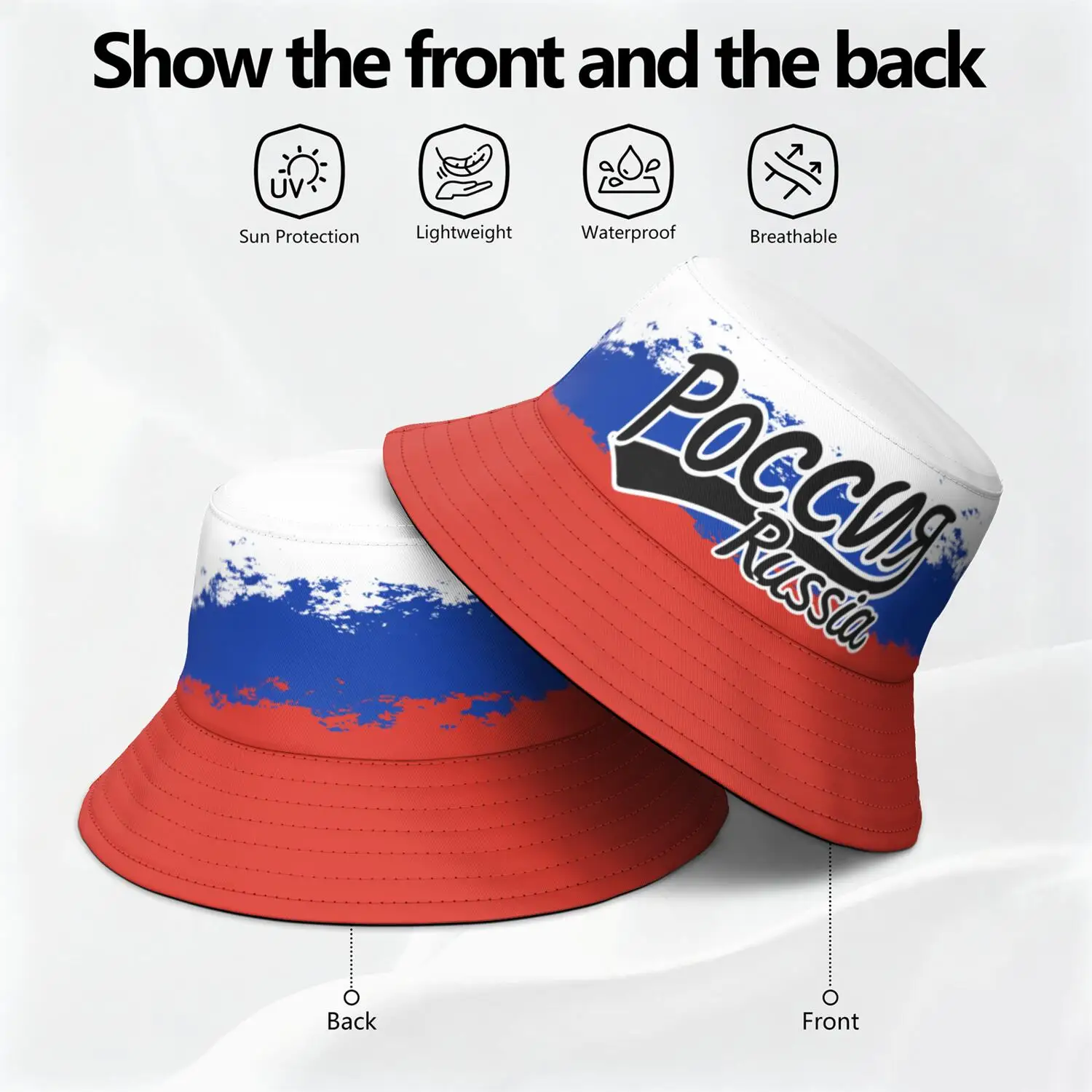 Russia Free Custom Made Name Number Print Photo Rus Socialist Bucket Cap Flag Russian Cccp Ussr Rossiyskaya Fisherman Hat
