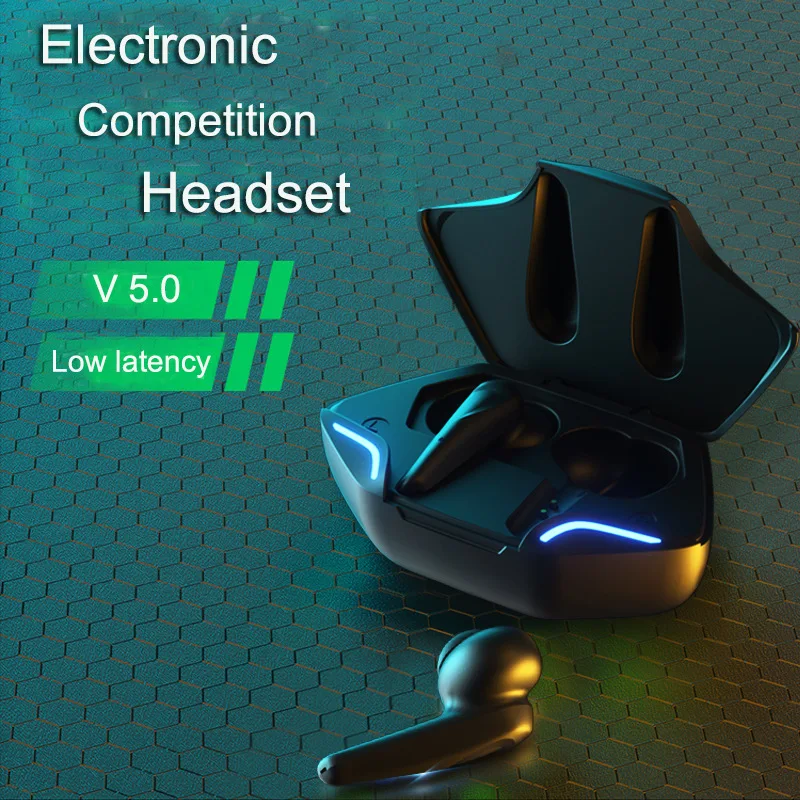 New G11 Esports Game 5.0 Bluetooth Headset TWS Dual Ear Chicken Eating Mobile Game with Low Latency