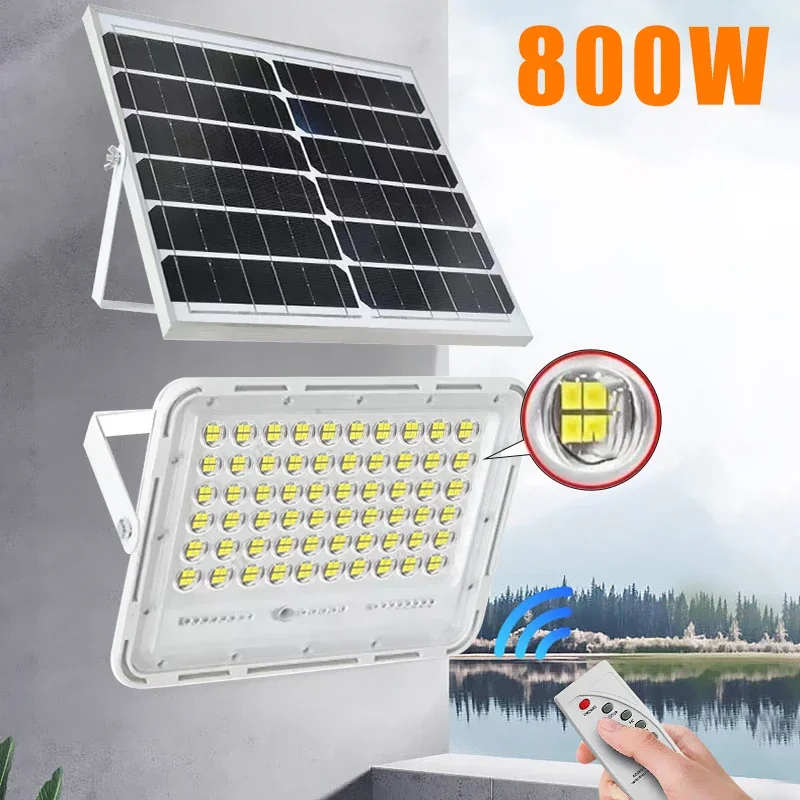 

Outdoor Solar Lamp Solar Wall Light 20/200/800W Courtyard Lighting Induction Street Light Waterproof Floodlight Ultra Brightness