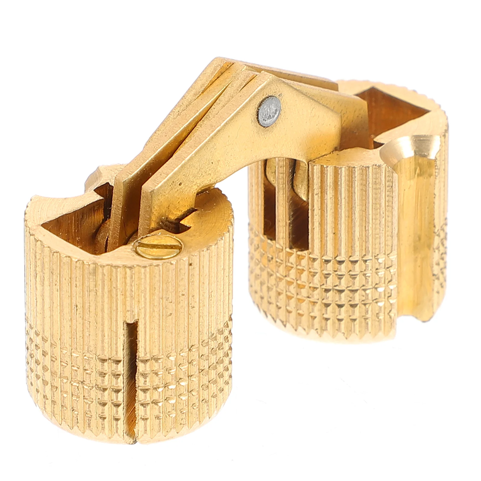 2 Pcs Flap Hinge Cabinet Hinges Copper Door Pure Rotation Pivot Home Revolving Adjustable Furniture Hidden