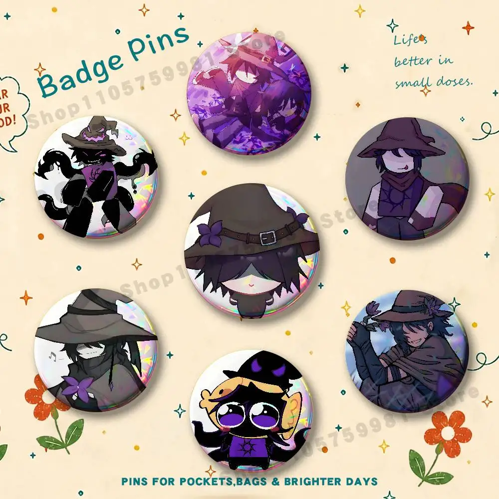 Azure Anime Badges Cartoon Character Pins Brooch for Bag Shoes Decoration Jewelry Gifts