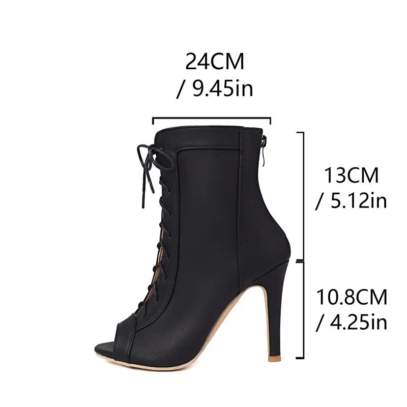 ORCHA LISA 2025 تصميم الأزياء الصنادل النسائية حجم كبير 48 مثير حزب الأبيض يؤرخ أحذية اللمحة تو خنجر 10.8 سنتيمتر سستة الدانتيل يصل #3