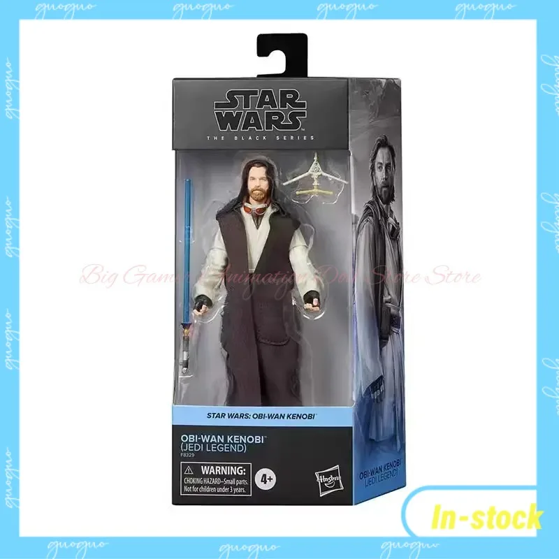 【En stock】Figura de acción original de Hasbro Star Wars The Black Series Jedi Legend Obi-Wan Kenobi, colección de figuras de acción