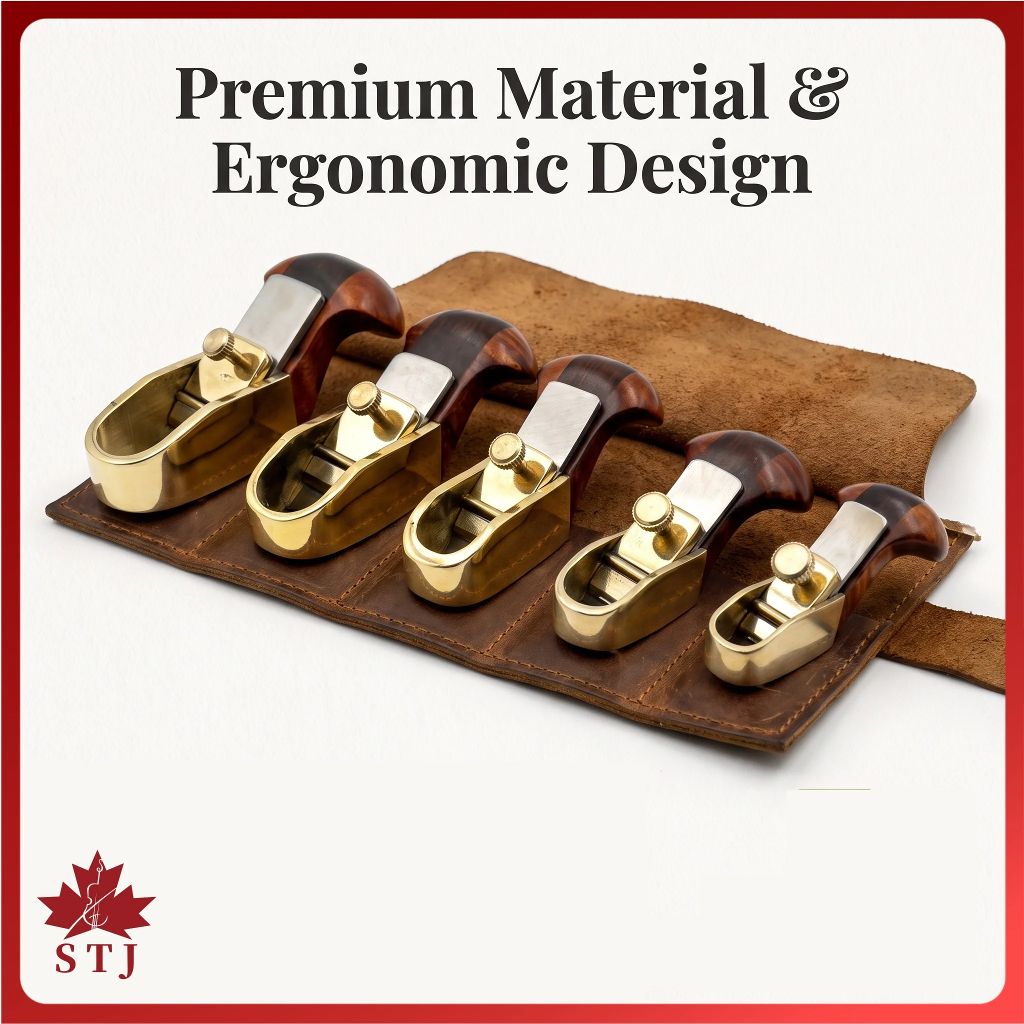 Gorgeousness Thumb Brass Bottom Convex Bottom Cutter Curved Sole Planes Planer, Luthier Woodworking DIY Tools Manual Push Plane
