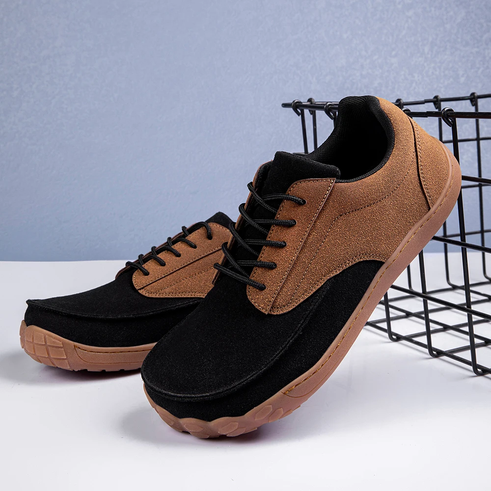 

Unisex Barefoot Shoes Mesh Breathable Wide Toe Shoe for Men Soft Sole Outdoor Walking Flats Loafers Mens Casual Sneaker Size 39
