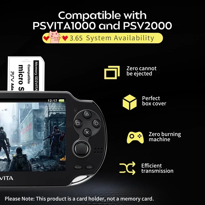 For PS Vita Memory TF Card Version 6.0 SD 2VITA Game Card Slot PSV