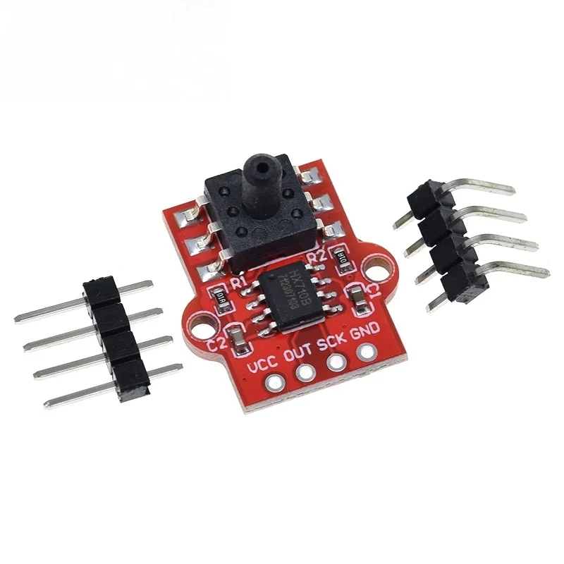XCW DC 3.3V 5V 0-40KPa Module de pression d'air barométrique numérique connecter Tube souple de 2.5mm pour Arduino