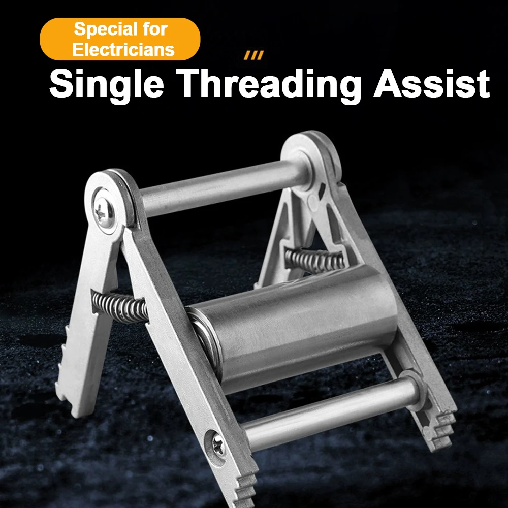 Wire Puller Wire-Pulling Aid Electrician's Wire Pulley Guide Box Socket Base Box Electrical Construction Lead-In Wire Guide Tool