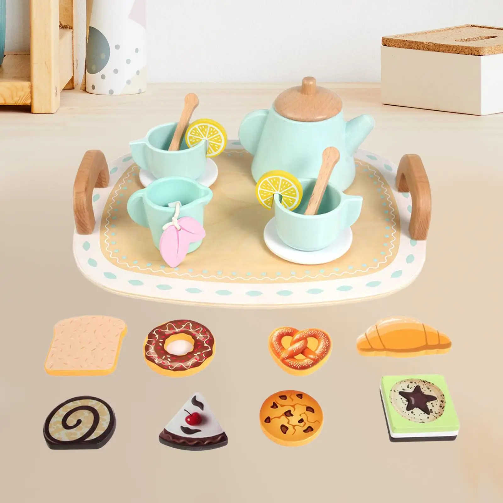 

Чайный сервиз для ролевых игр, игрушка, имитация ролевой игры, чайная вечеринка, кухонный игровой набор, сувениры для вечеринки, подарок на день рождения ребенка