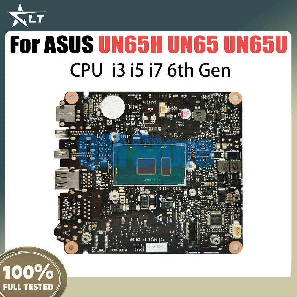 

UN65H Notebook Mainboard For ASUS VivoMini UN65 UN65U Computer Motherboard i3 i5 i7 6th Gen CPU UMA DDR3L