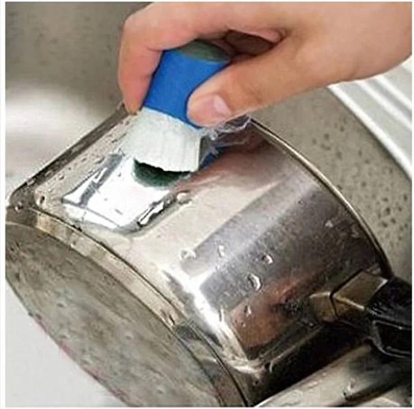2Pcs Strong Decontamination Magic Stick Kitchen Gadgets Bar Metal Rust Cleaning Kitchen Accessories Kitchen Cleaning Brush Pot