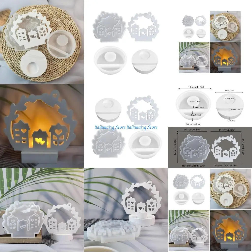 

573B Convenient Mold for Candlestick Inserts Resin Moulds for Jewelry Making Crafts