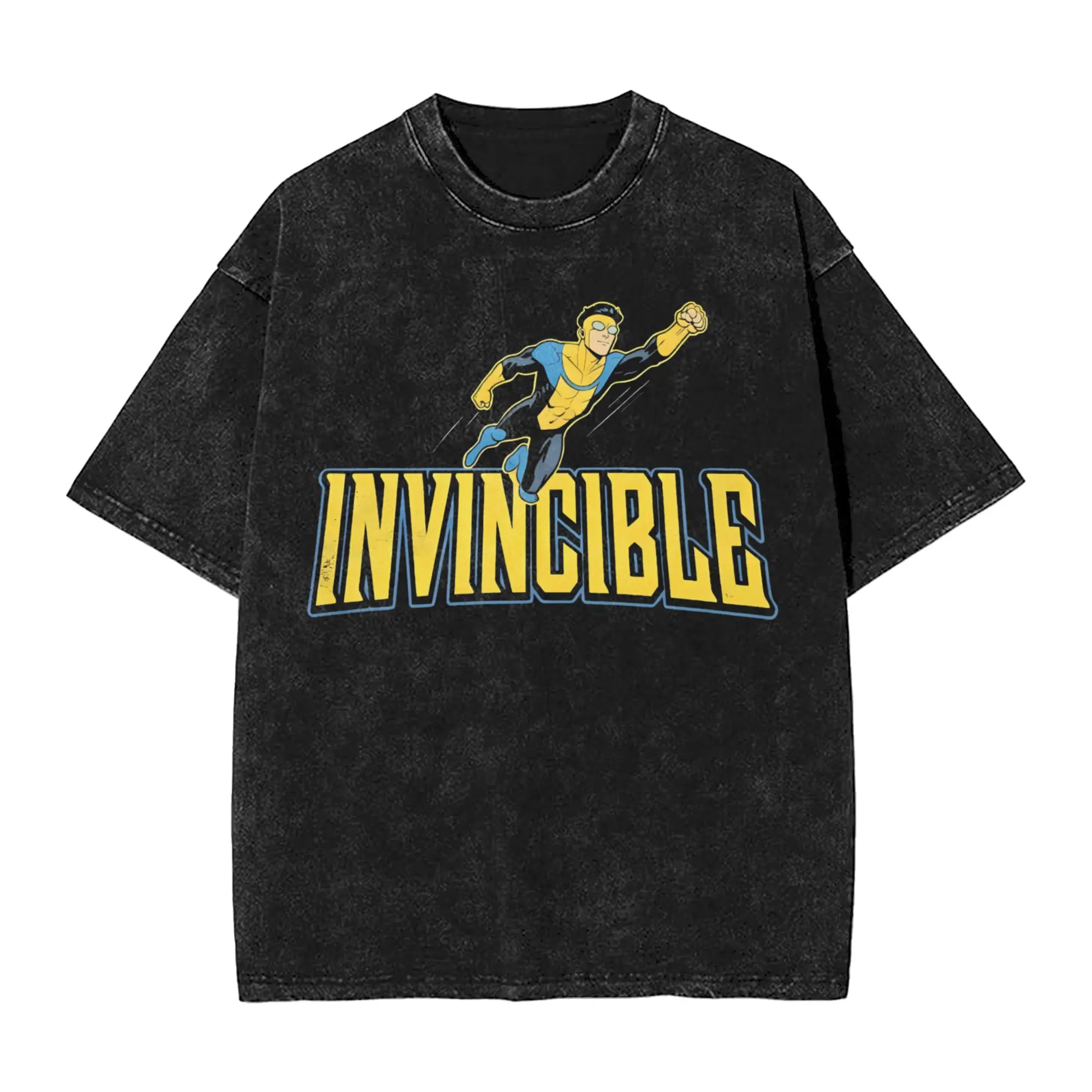 Invincibles Mark Grayson Retro Flying Hero T Shirt for Men Cotton Vintage T-Shirt O Neck  Tees Short Sleeve Tops New Arrival